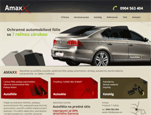 Tablet Screenshot of amaxx.sk